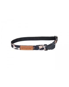 Amiplay Safari Podesiva Ogrlica M Leopard Print 25-40cm x 1,5cm