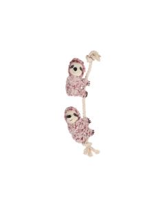 Flamingo Igračka sa Konopcem Hangta Dva Lenjivca Pink S 40cm