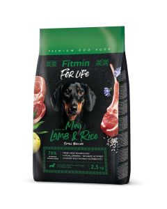 Fitmin For Life Dog Mini Jagnjetina & Pirinač  2,5kg