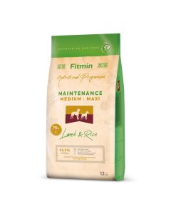 Fitmin Dog Nutritional Programme Maintenance Medium Maxi jagnjetina & Pirinač 12kg