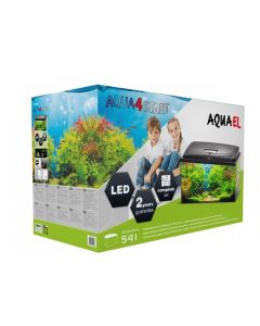 Aquael Akvarijum Set Aqua4start 60/P D&N Crni 54L / 60x30x30cm