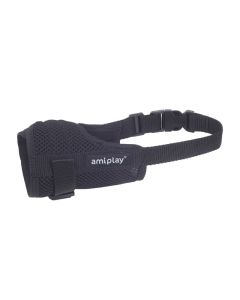 Amiplay Air Korpa za Njušku Yorkshire Terrier XS Crna 14-17cm x 17-28cm