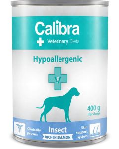 Calibra Veterinary Diets Dog Konzerva Hypoallergenic Losos i Insekti 400g