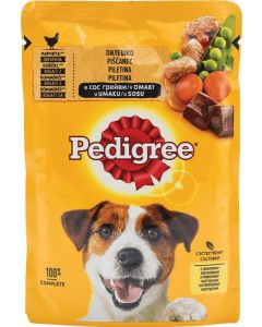 Pedigree Kesica Piletina i Povrće u Sosu 100g