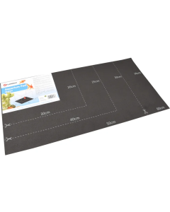 Flamingo Plastična Podloga Za Akvarijum Marlin Crna 60x30cm