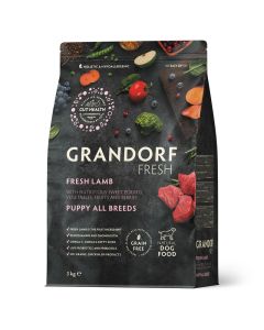Grandorf Dog Fresh Puppy All Breeds Jagnjetina 3kg