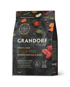 Grandorf Dog Fresh Junior Medium & Maxi Breeds Jagnjetina 3kg