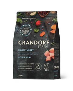 Grandorf Dog Fresh Adult Mini Breeds Ćuretina 3kg