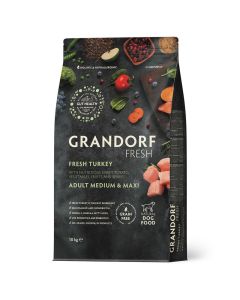 Grandorf Dog Fresh Adult Medium & Maxi Breeds Ćuretina 10kg