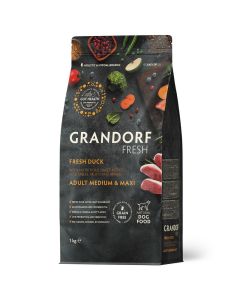 Grandorf Dog Fresh Adult Medium & Maxi Breeds Pačetina 1kg