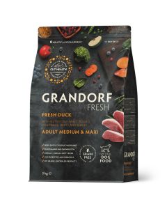 Grandorf Dog Fresh Adult Medium & Maxi Breeds Pačetina 3kg