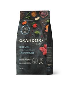 Grandorf Cat Fresh Adult Sterilised Jagnjetina 2kg