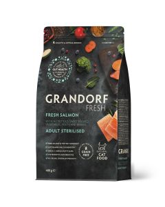 Grandorf Cat Fresh Adult Sterilised Losos 400g