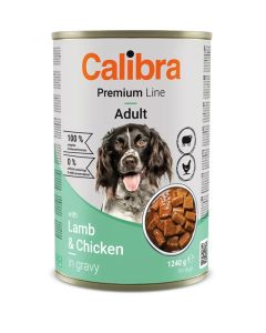 Calibra Dog Premium Line Konzerva Jagnetina & Piletina 1240g