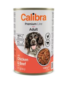 Calibra Dog Premium Line Konzerva Piletina & Govedina 1240g