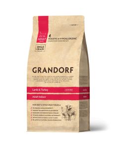 Grandorf Cat Adult Indoor Jagnjetina & Ćuretina 8kg