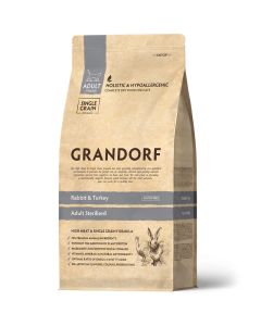 Grandorf Cat Adult Sterilized Zečetina & Ćuretina 8kg