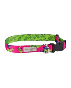 Amiplay Amik Podesiva Ogrlica PizzaDog XL 45-70cm x 2,5cm