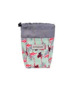 Amiplay Be Happy Torbica za Poslastice Flamingo 8x6x10cm