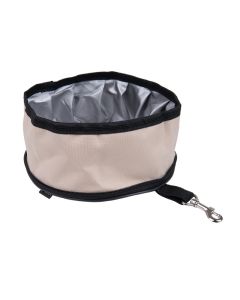 Amiplay Travel Tekstil Činija za Putovanje L/XL Bež 23x11cm