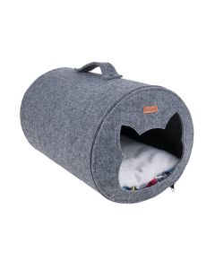 Amiplay Hygge Kućica za Mačke Quick Press 2u1 Siva 31x46x31cm