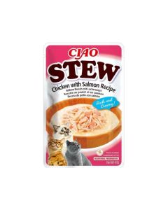 Inaba Ciao Stew Chicken With Salmon Poslastica Za Mačke