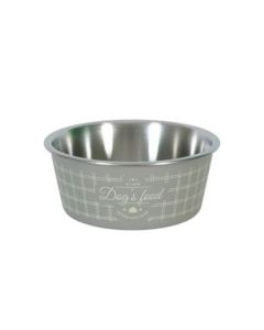 475553TAU Zolux Love Dog Činija Od Nerđajućeg Čelika Taupe 1,7L