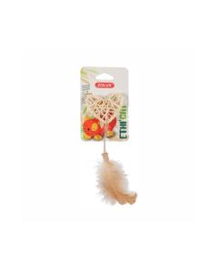 580764 Zolux Etihcat Rattan Srce Igračka Za Mačke 27cm