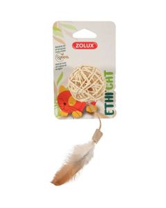 580766 Zolux Etihcat Rattan Igračka Loptica 23,5cm