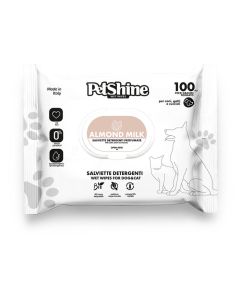 PetShine Vlažne Maramice Bademovo mleko 100kom
