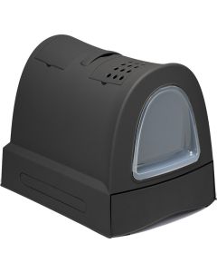 Imac Reciklirani Toalet za Mačke Zuma Crni 40x56x42,5cm