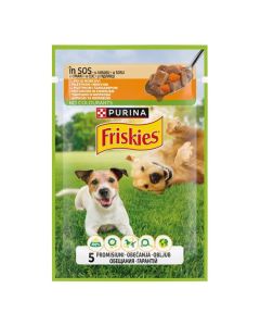Friskies Dog Adult Piletina i Šargarepa u Sosu 85g