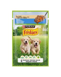 Friskies Dog Junior Piletina i Šargarepa u Sosu 85g