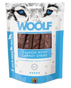 Woolf Losos Sa Šargarepom Trakice 100g
