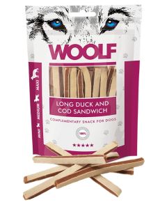 Woolf Pačetina i Bakalar Sendvič Long 100g