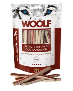 Woolf Govedina Sa Bakalarom Sendvič Long  100g