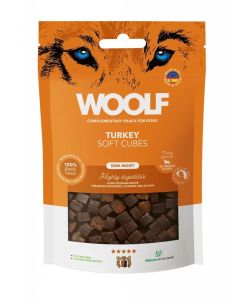 Woolf Soft Cubes Ćuretina (monoprotein) 100g