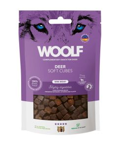 Woolf Soft Cubes Jelen (monoprotein) 100g