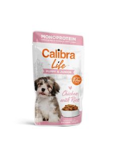 Calibra Dog Life Puppy & Junior Piletina Kesica 150g