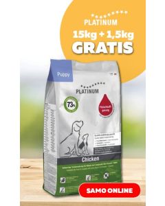Platinum Puppy Chicken 15kg + 1,5kg GRATIS