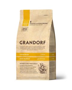 Grandorf Cat Adult Sterilised 4 Vrste Mesa 8kg