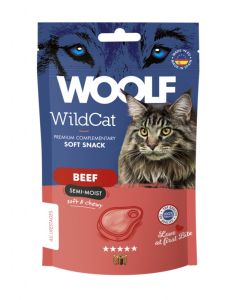 Woolf WildCat Snacks Govedina 50g