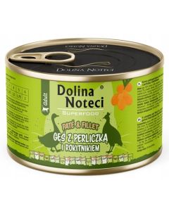 Dolina Noteci Superfood Cat Adult Pate & Fillet Guščetina sa Morkom i Pasjim Trnom 185g