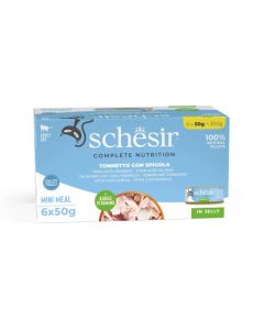 Schesir Cat Multipack Tunjevina i Brancin u Želeu 6x50g