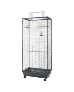 104239GRI Zolux Neolife Connect Volijera Siva XL 78x51,5x198cm