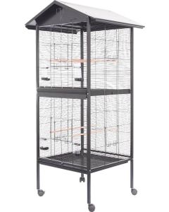 104212NOI Zolux Chic Duo Volijera sa Pregradom Crna 78x74,5x165cm