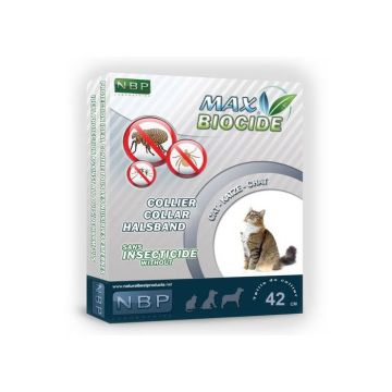 Max Biocide Biljna Antiparazitska Ogrlica za Mačke 42cm