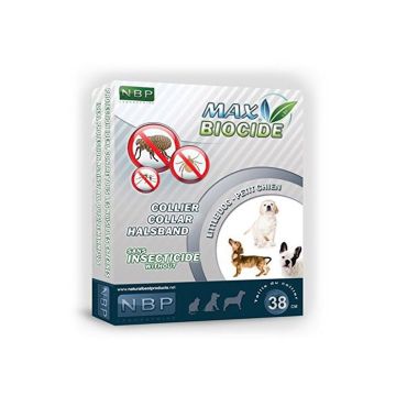 Max Biocide Biljna Antiparazitska Ogrlica za Male Pse 38cm
