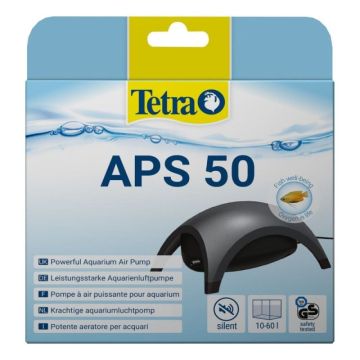 Tetra APS 50 Vazdušna Pumpa za Akvarijum Crna