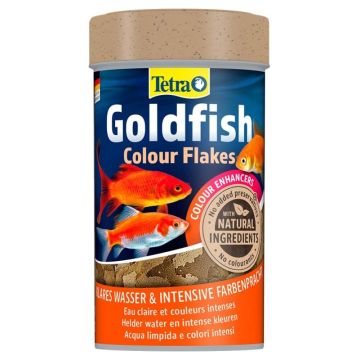 Tetra Goldfish Colour Flakes Hrana za Zlatne Ribice u Listićima 100 ml